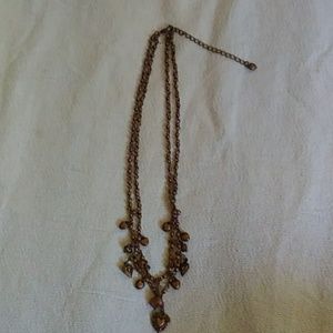 Bronze colored necklace